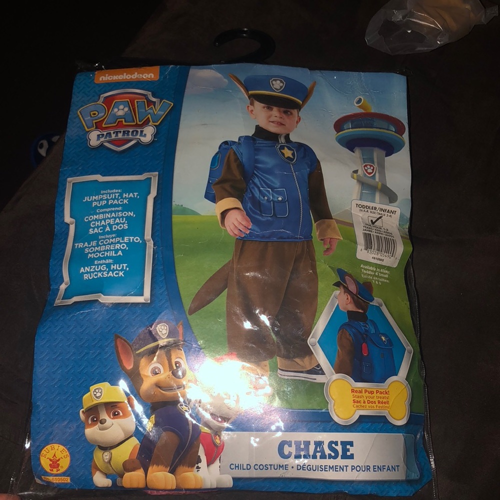 Chase costume from paw patrol